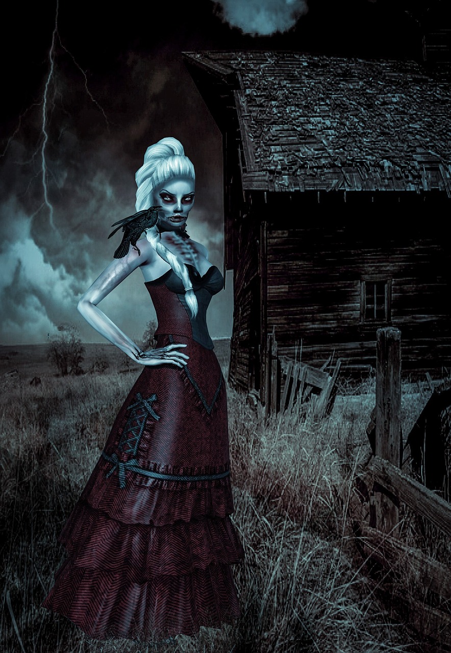 horror female spooky free photo