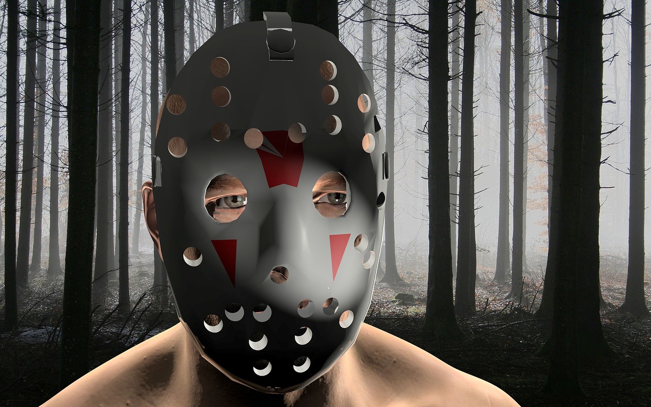 horror man mask free photo