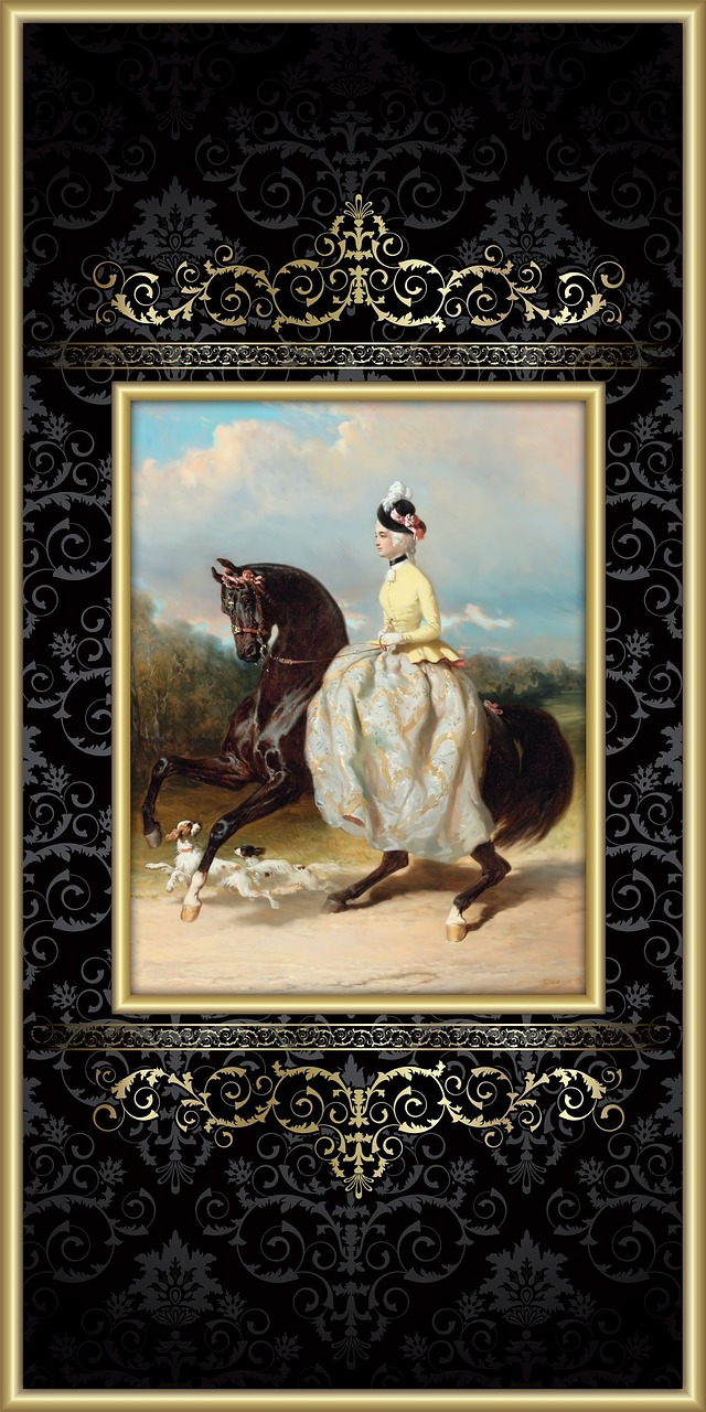 horse woman victorian free photo