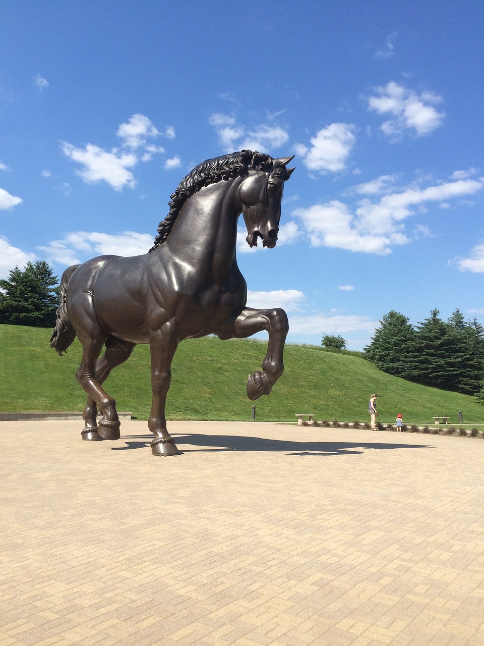horse trojan horse statue free photo