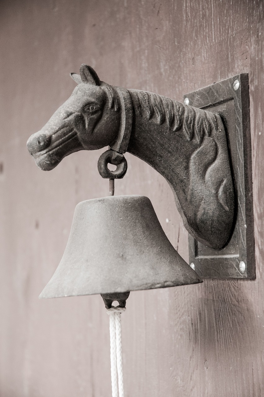 horse bell vintage free photo