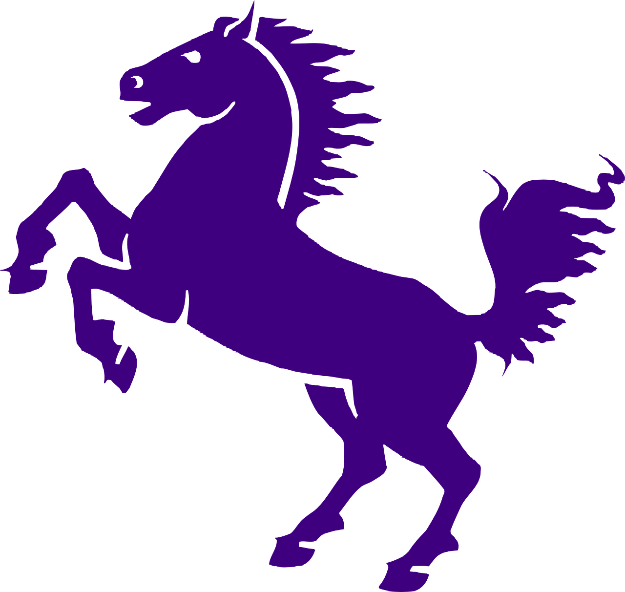 horse heraldic animal mane free photo