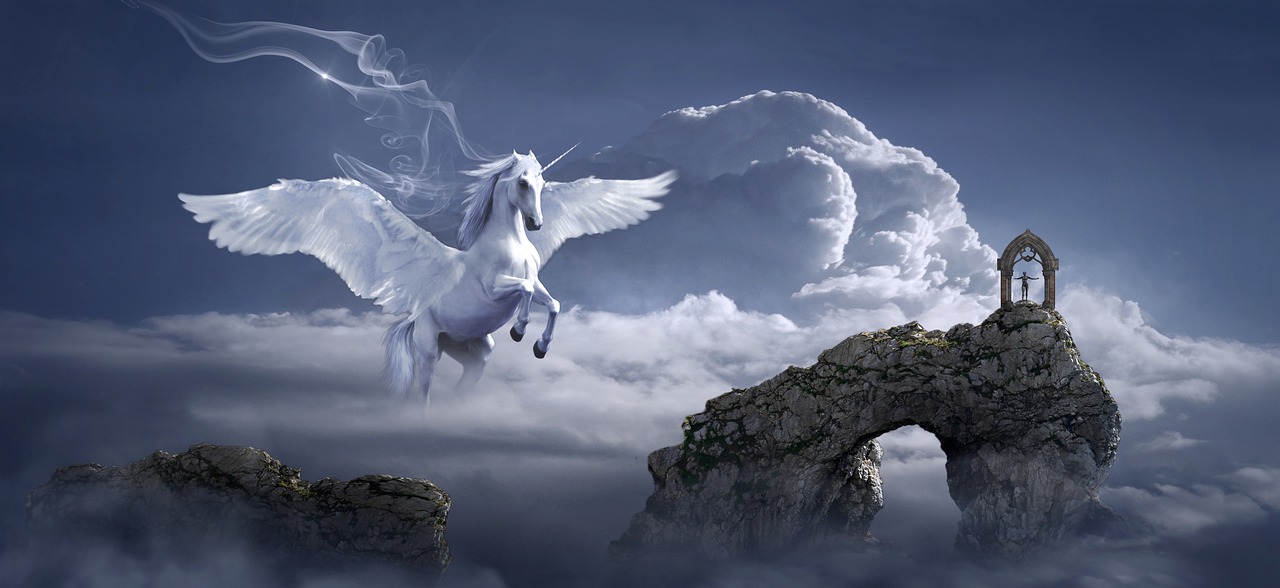 horse  pegasus  archway free photo