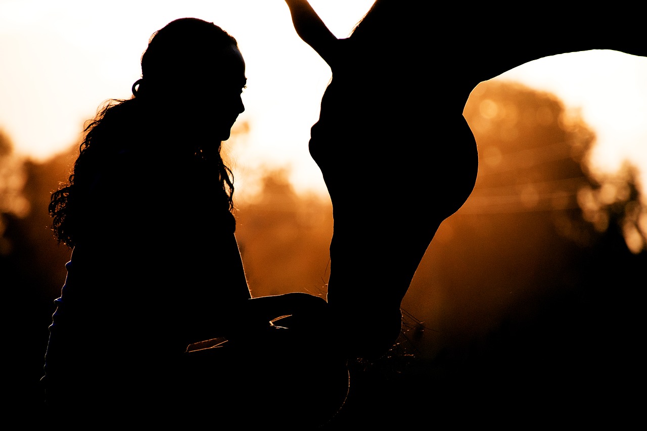 Horse, human, animal, girl, woman - free image from 