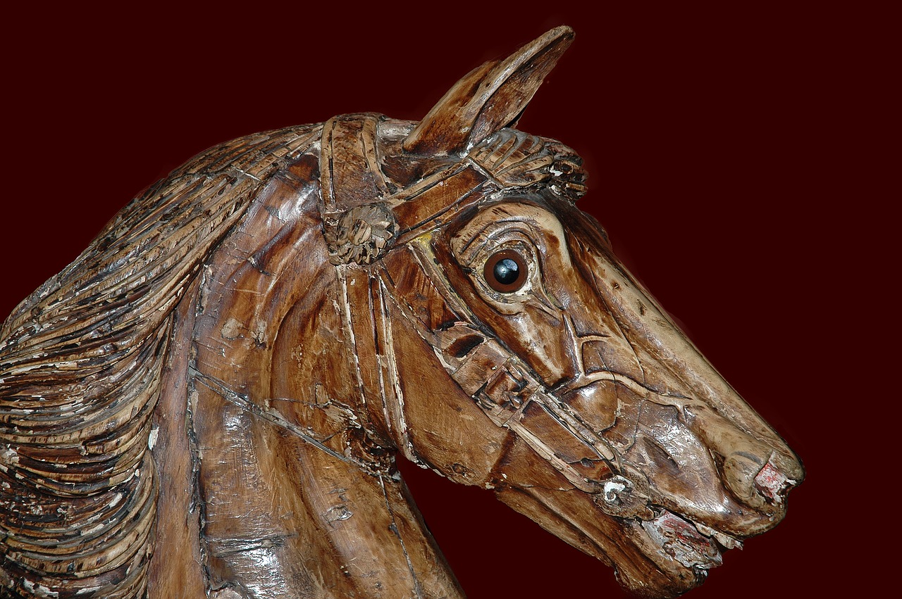 horse  wood  museum free photo