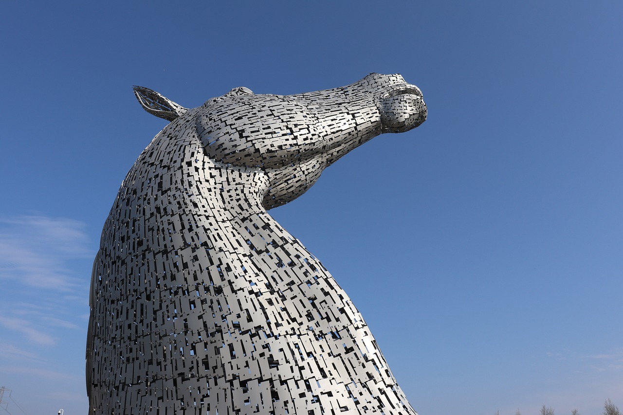 horse  metal  scotland free photo