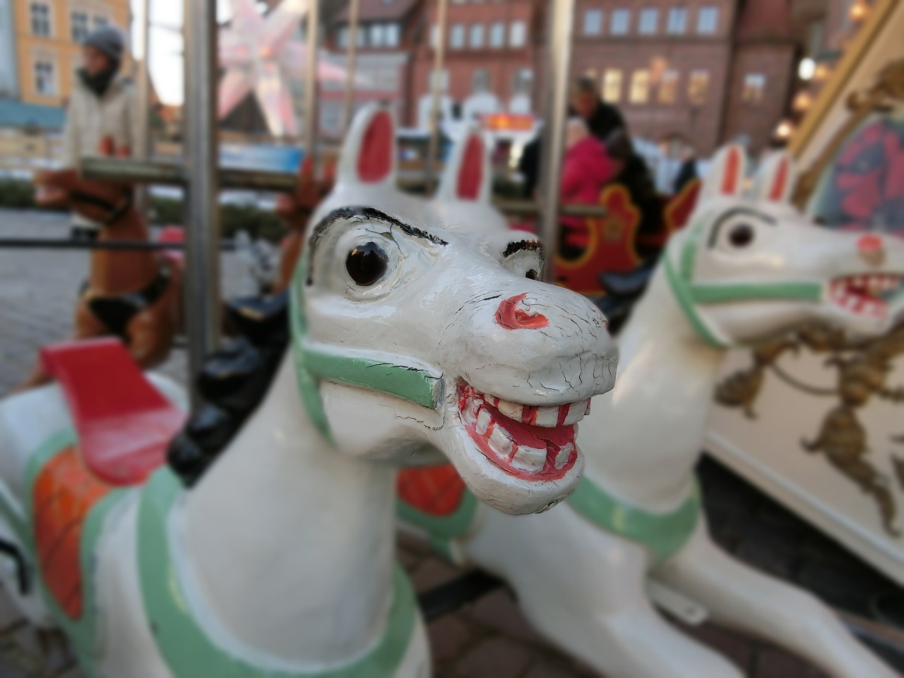 horse carousel fair free photo