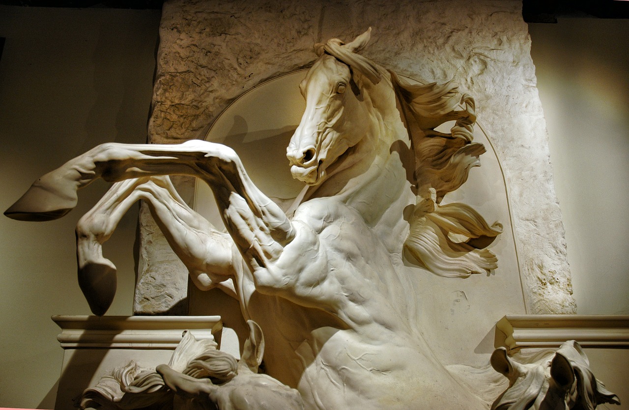 horse marble chantilly free photo