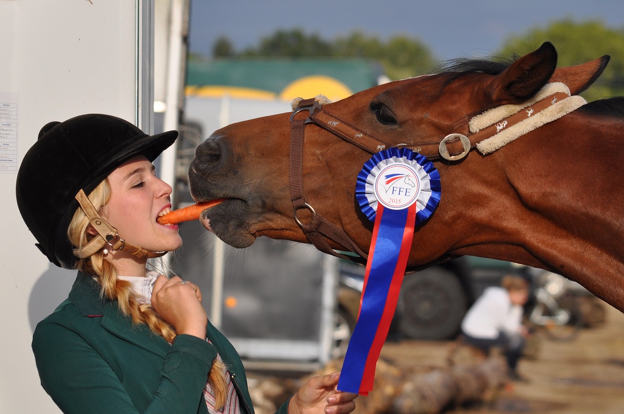 horse girl winner free photo