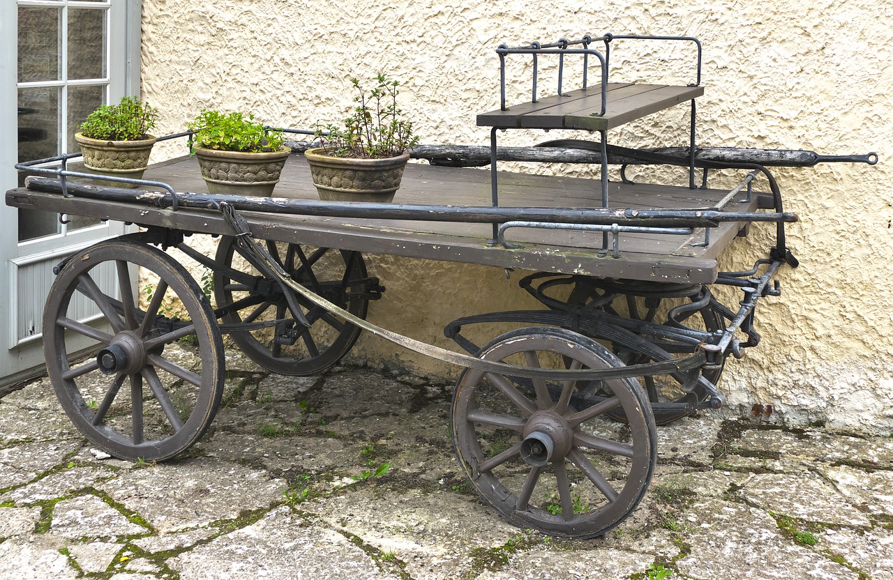 horse carts cart horse drawn carriage free photo