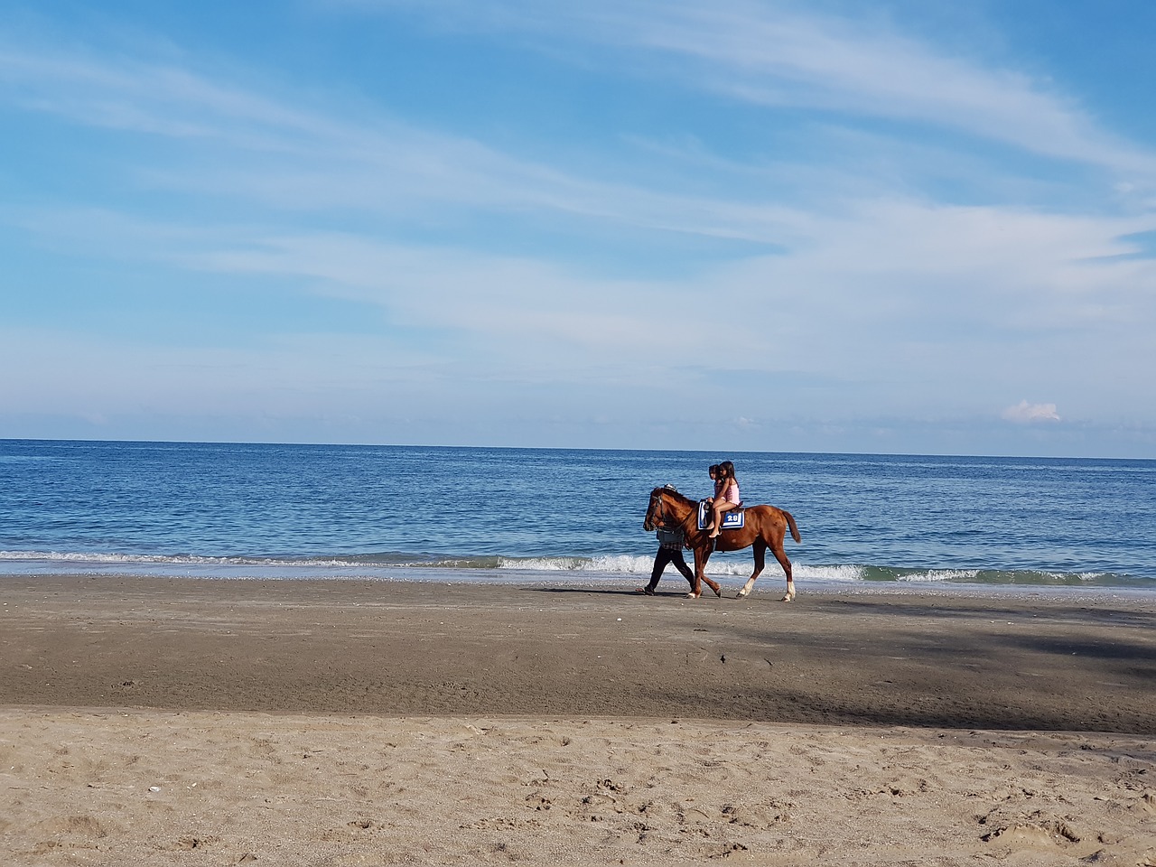 horse riding beach  hua hin  sea free photo