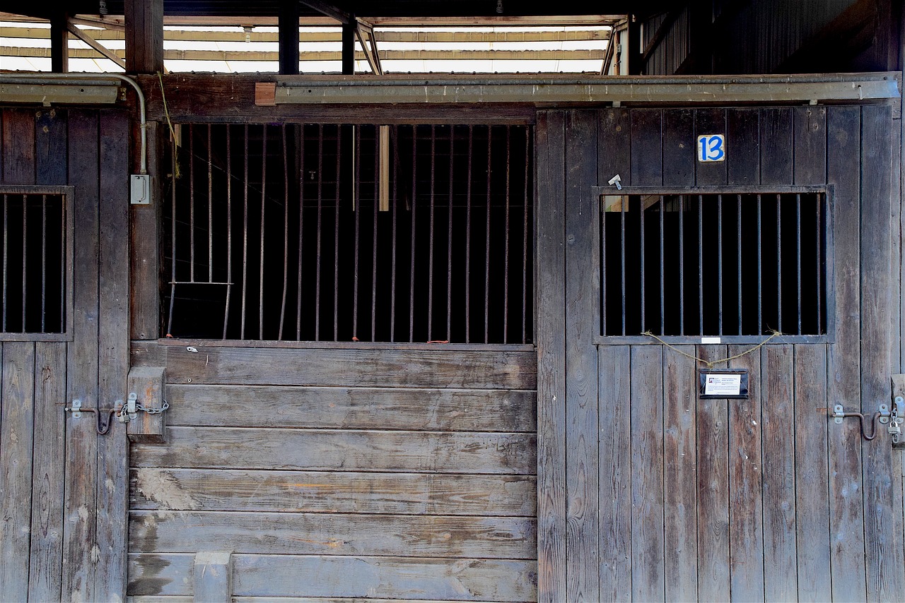 horse stable barn farm free photo
