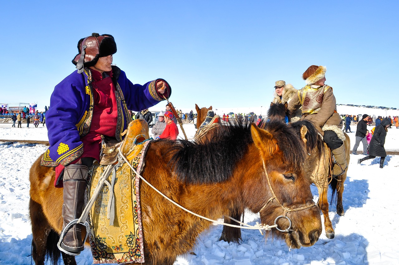 horseman mongolia horseback free photo