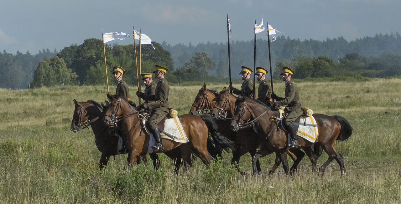 horses cavalry soldier free photo