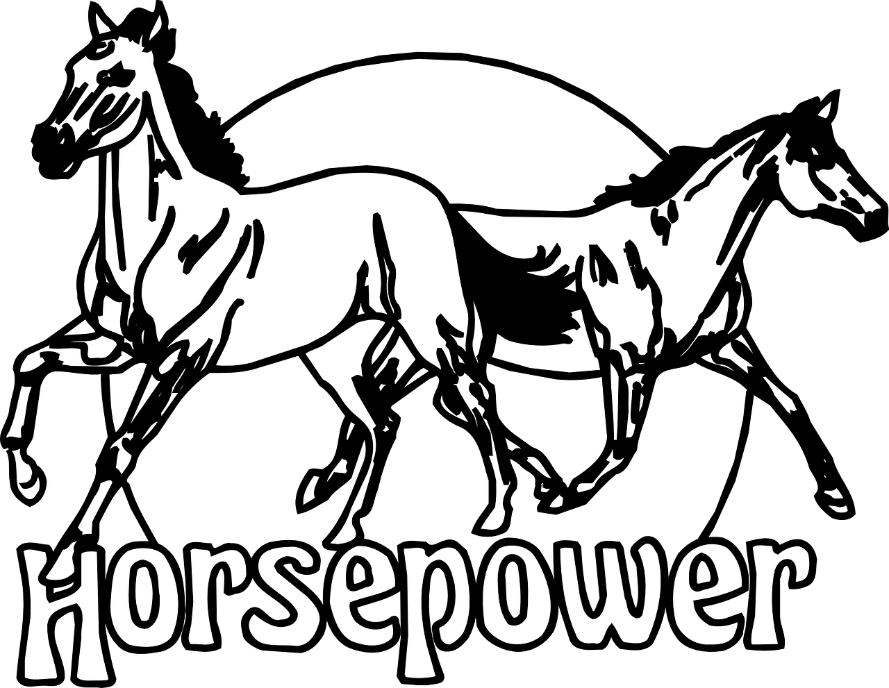horses horsepower animals free photo