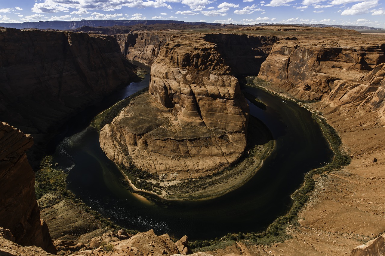 horseshoe bend grand canyon river free photo