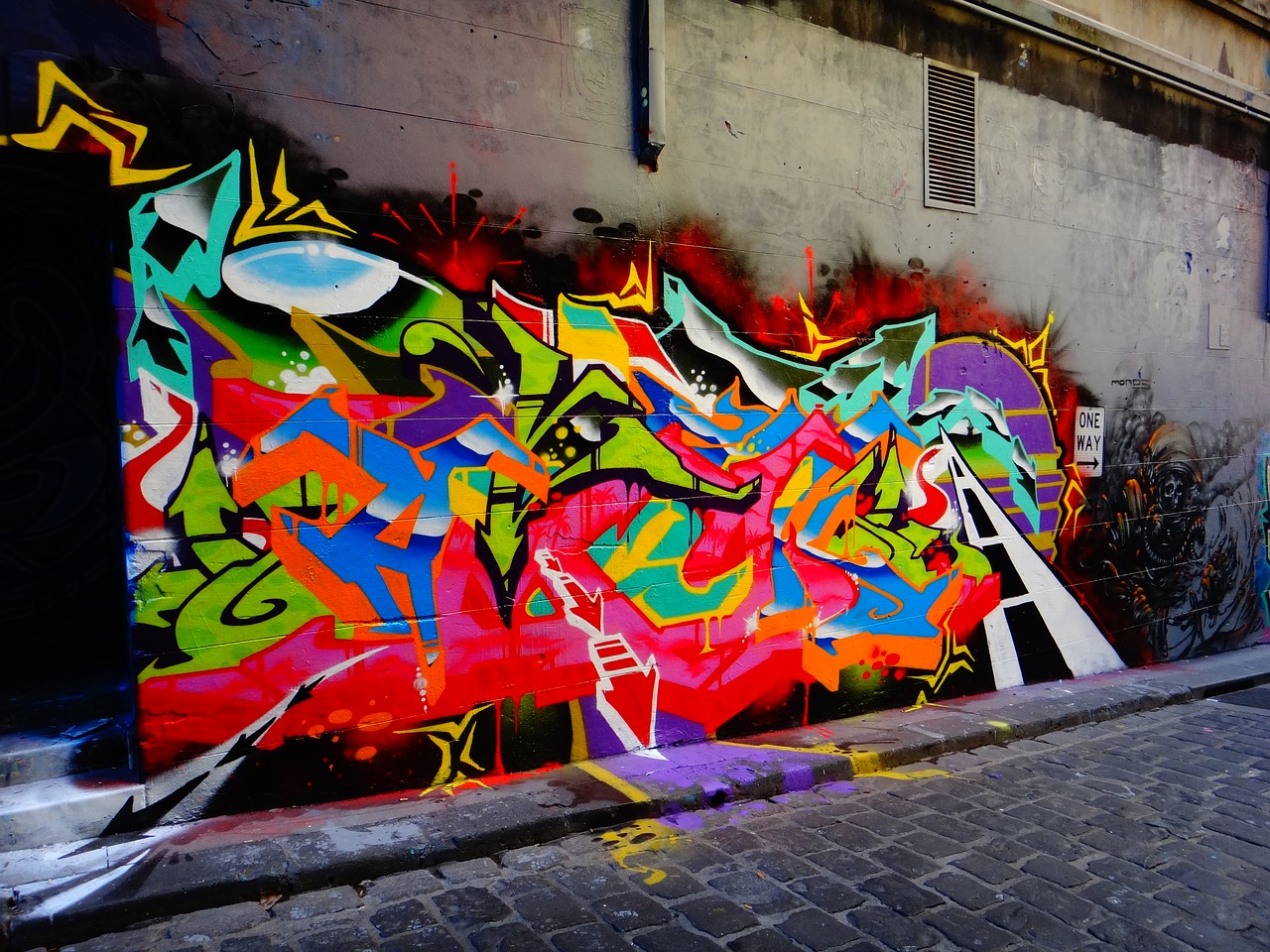 hosierlane graffiti street art free photo
