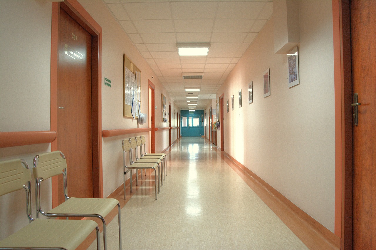 hospital corridor operating room free photo