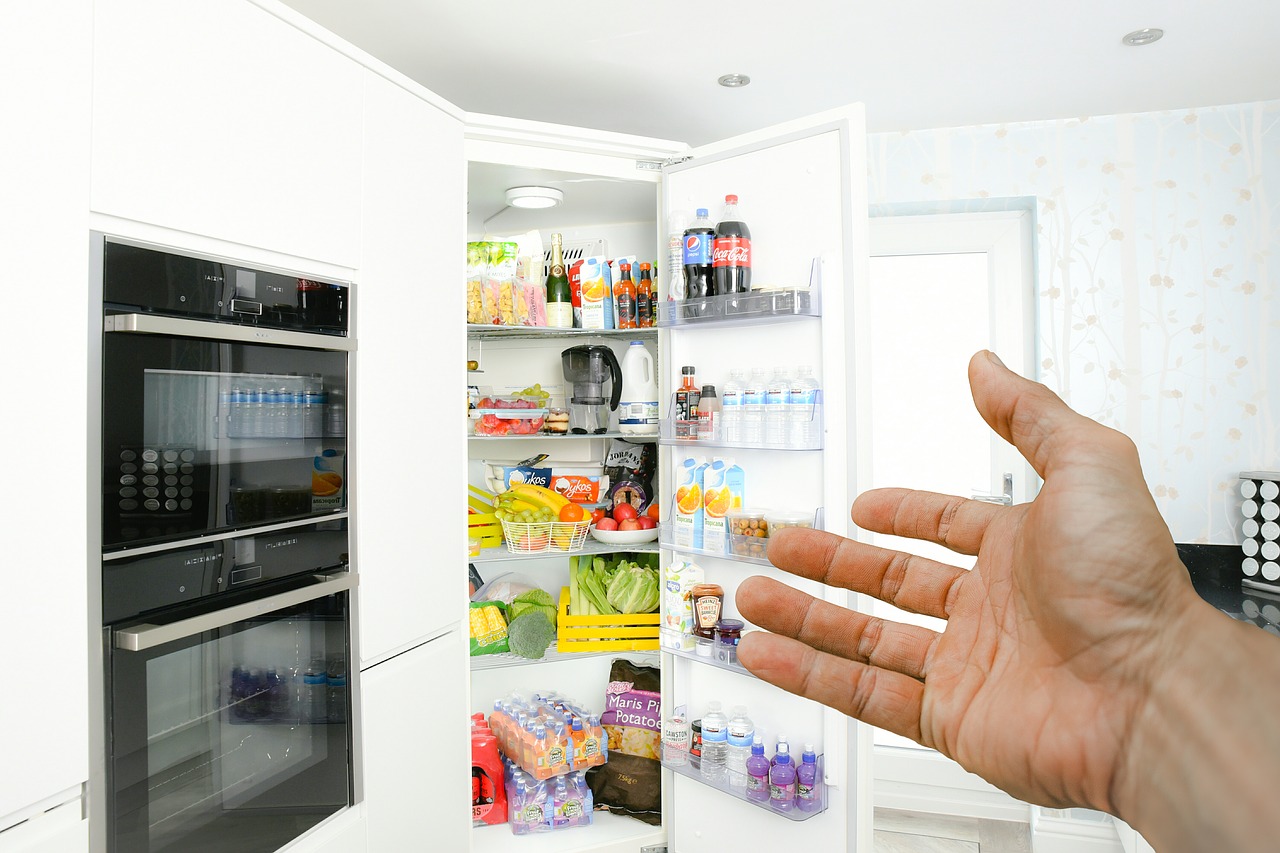 hospitality  fridge  hand free photo