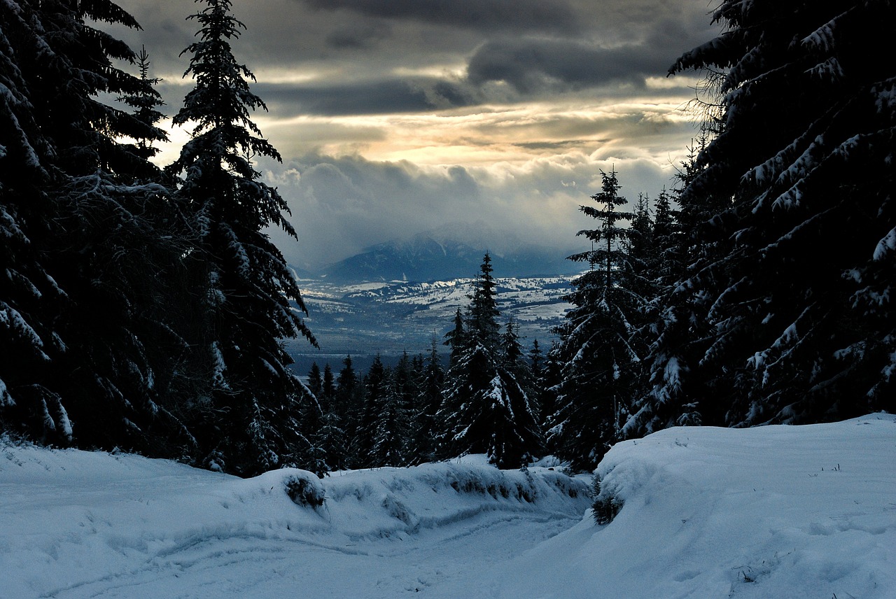 hot mountains twilight free photo