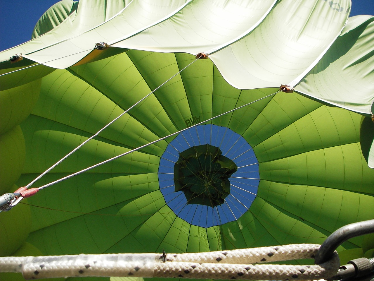 hot air balloon flight in the air free photo