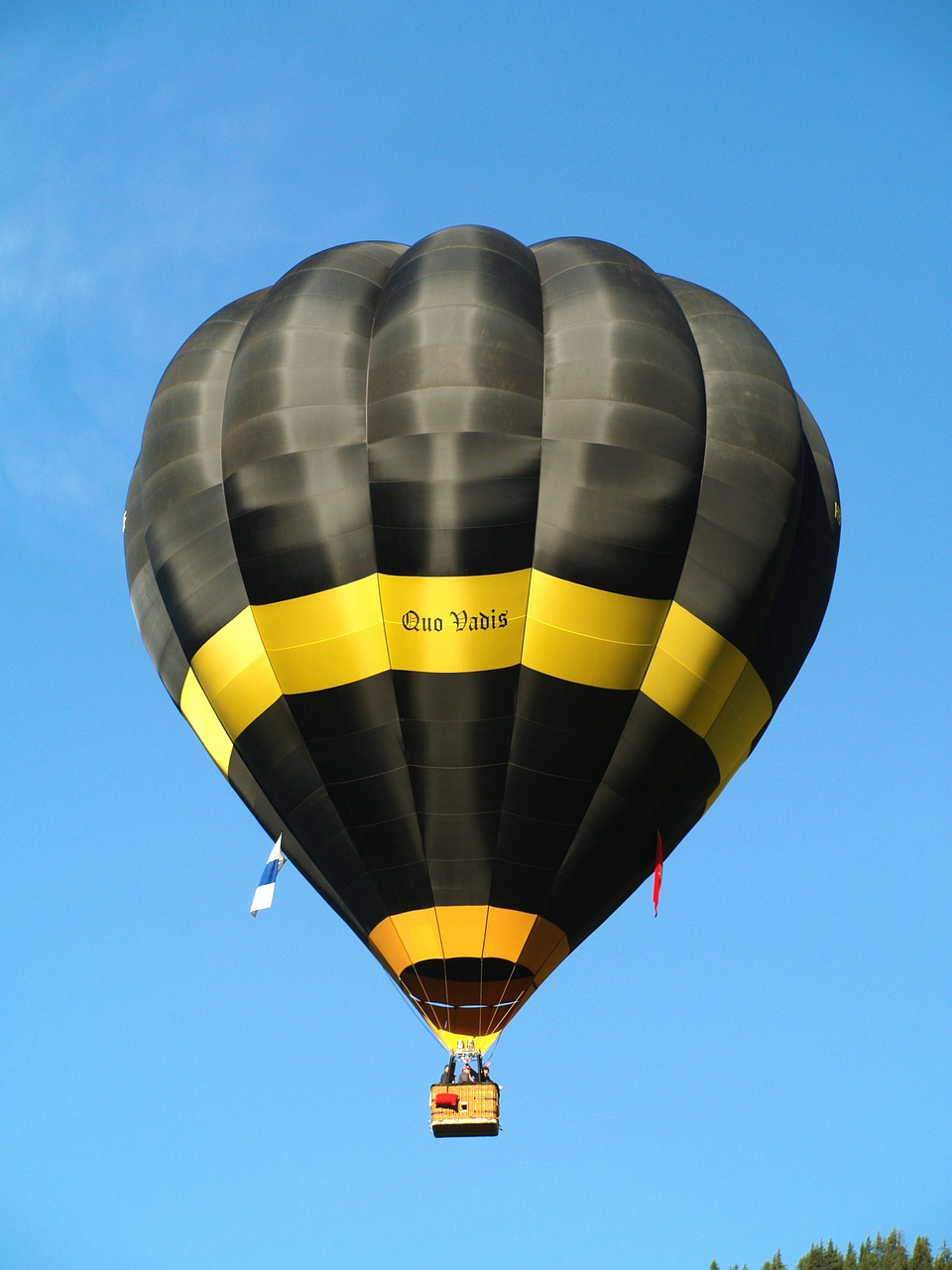 hot air balloon drive sky free photo