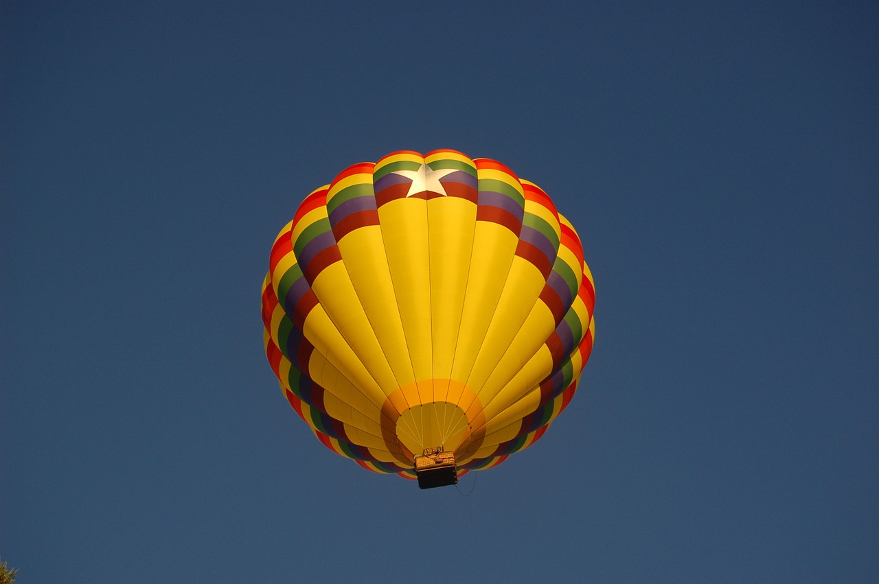 hot air balloon recreation sky free photo
