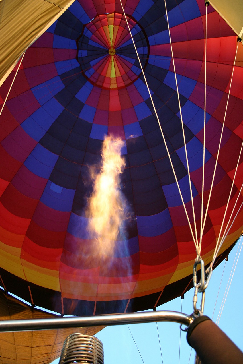 hot air balloon burner recreation free photo