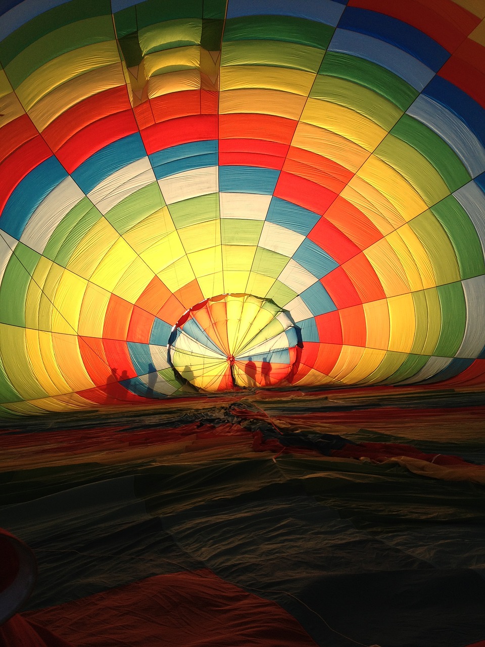 hot air balloon fly colorful free photo