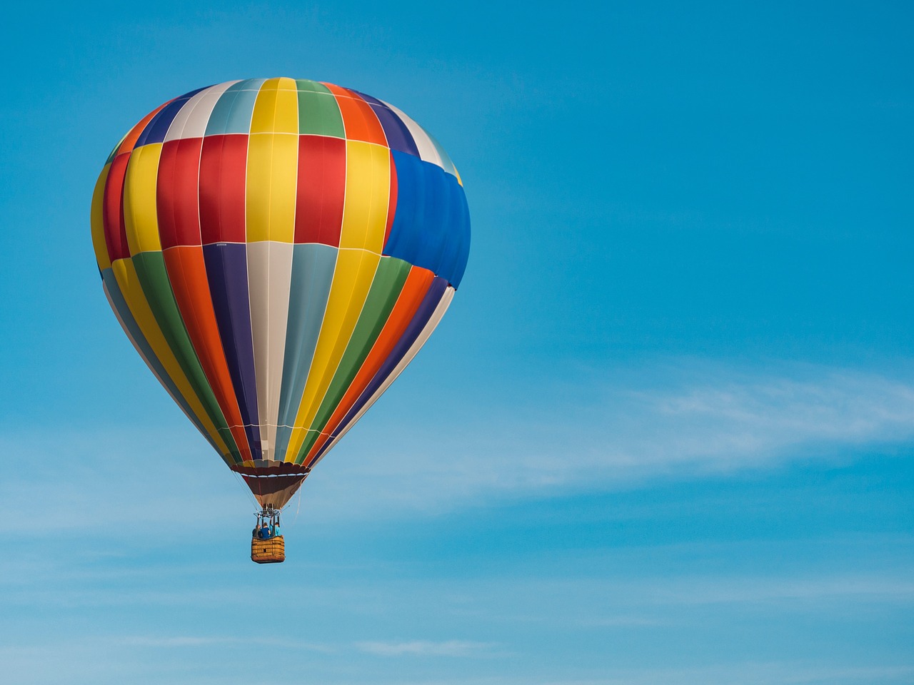 hot air balloon colorful adventure free photo