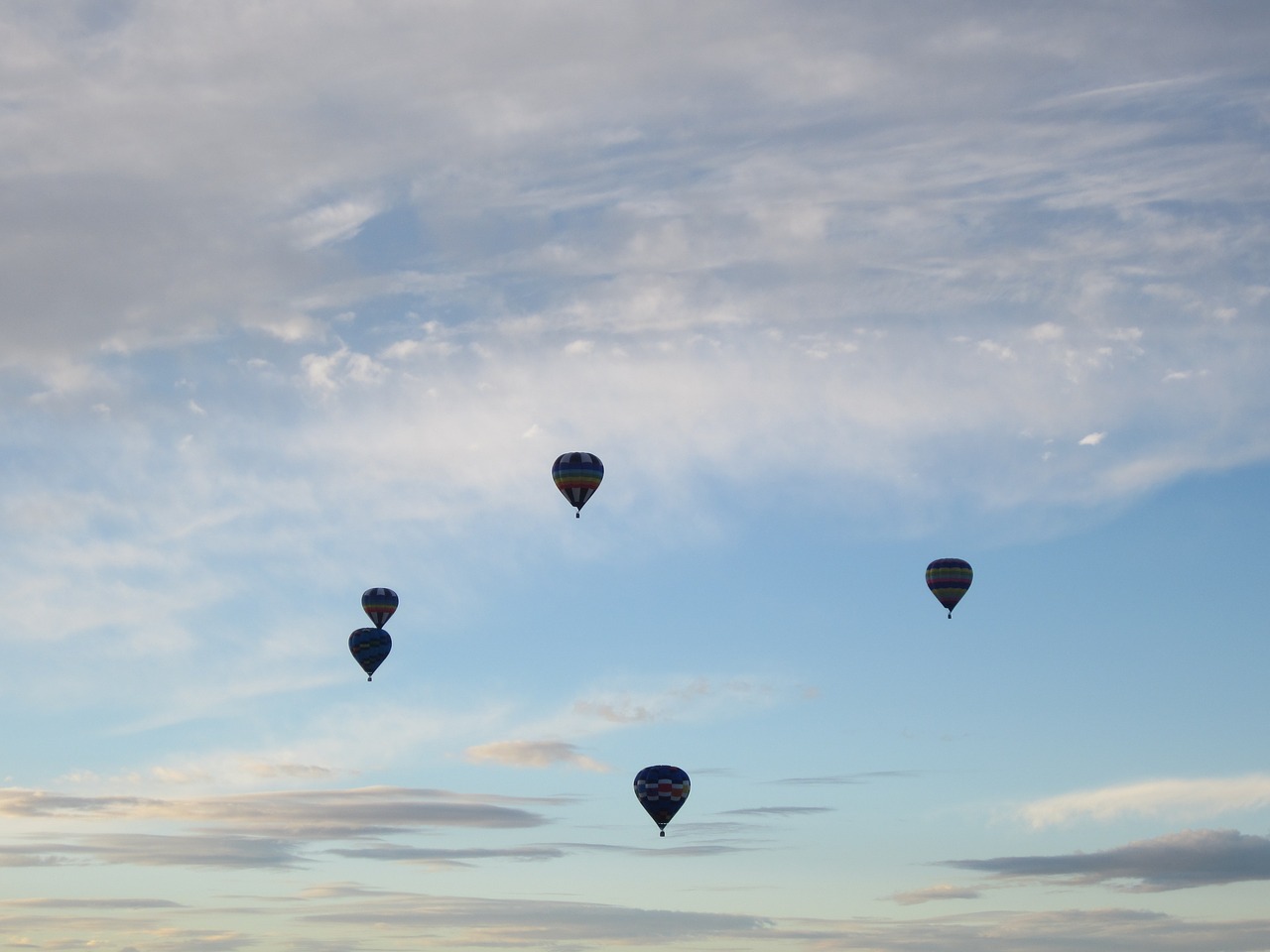 hot air balloon flight sky free photo