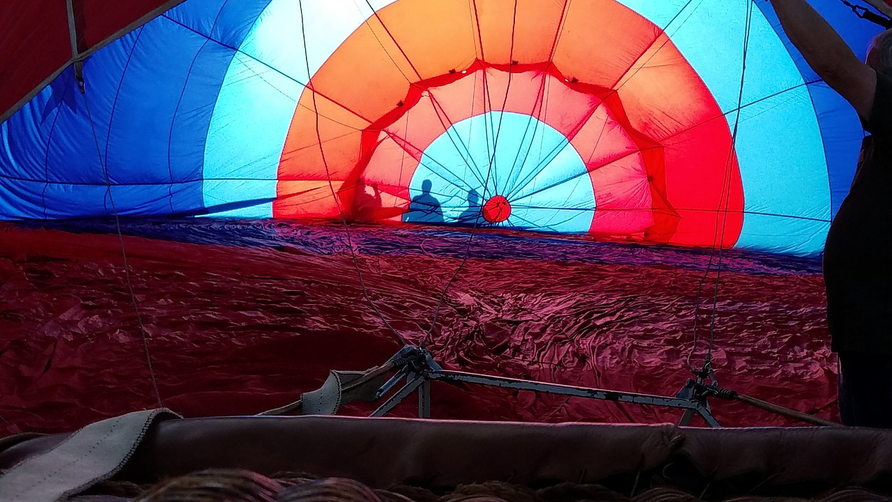 hot air balloon flight color free photo