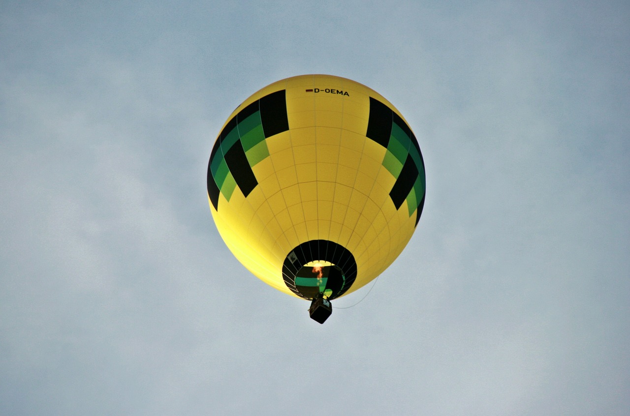 hot air balloon hot air balloons wind direction free photo