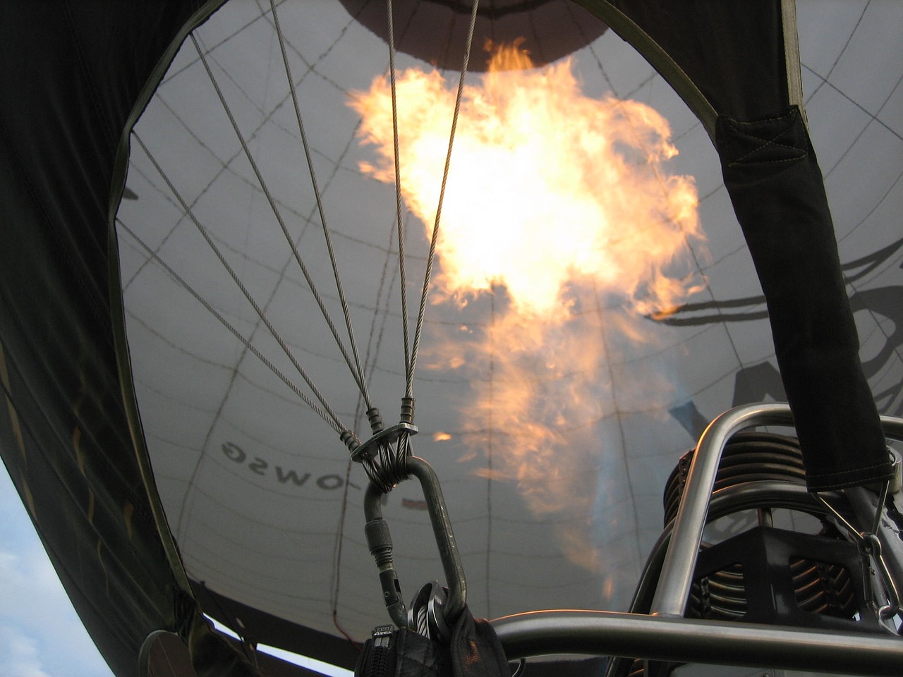 hot air balloon flame burner free photo