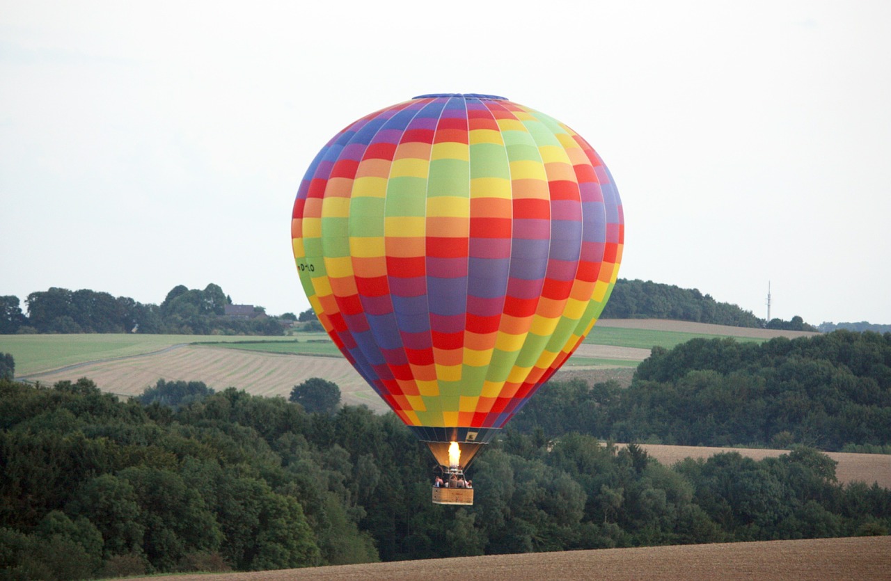 hot air balloon take off float free photo