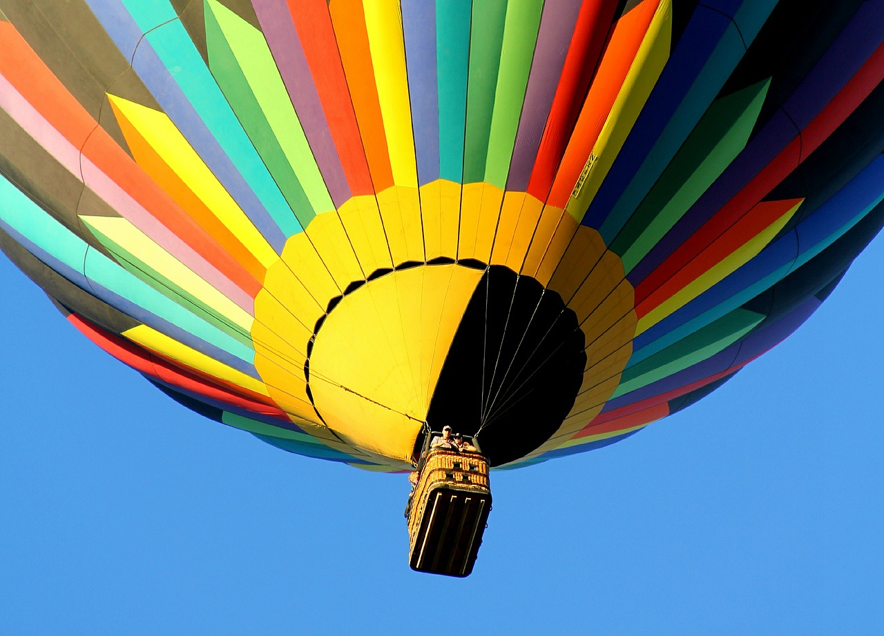 hot air balloon balloon colors free photo