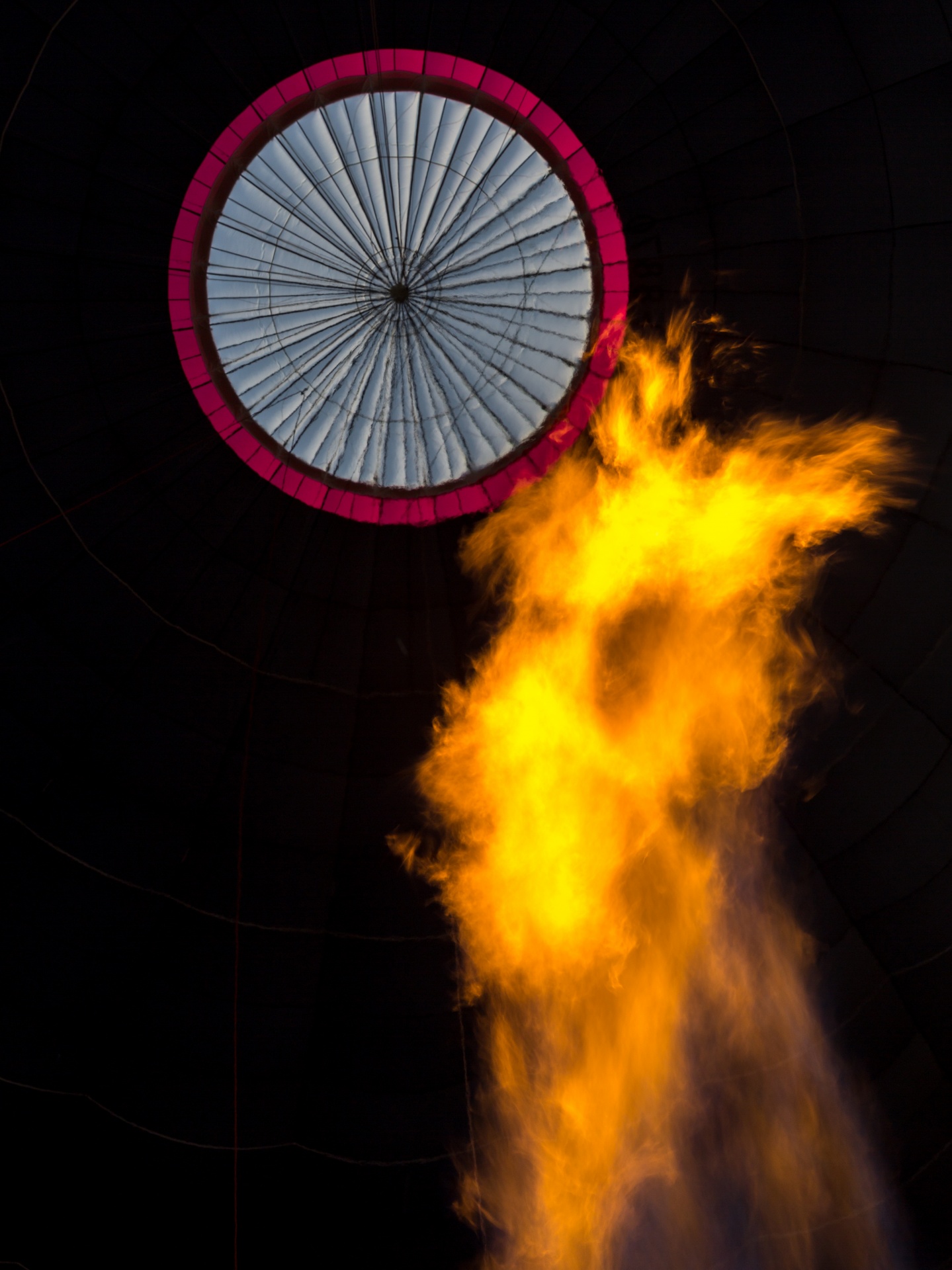 ballooning fire flames free photo