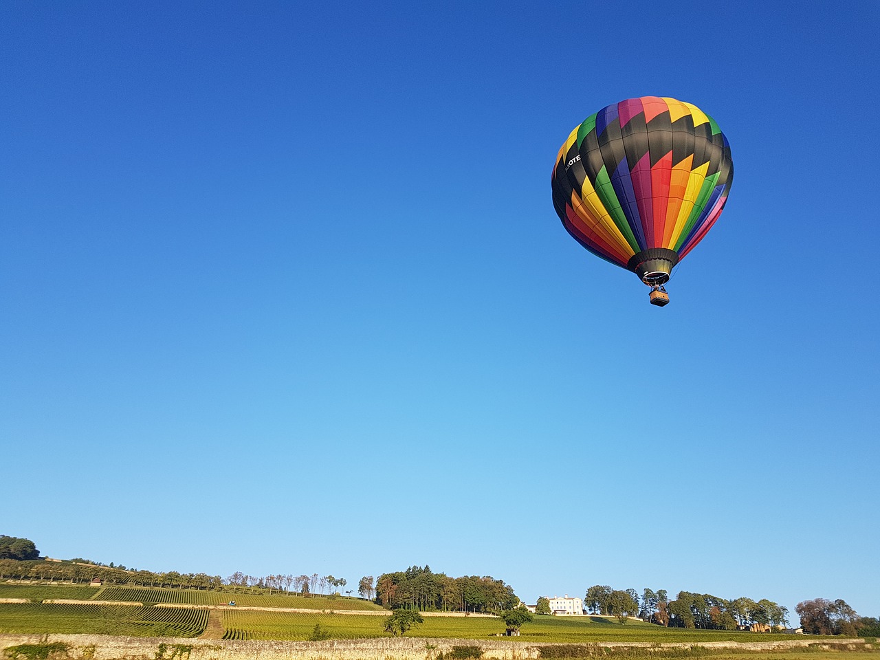 hot-air ballooning lyon alti-reve free photo