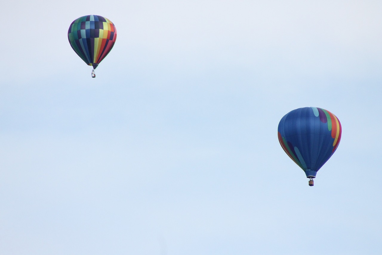 hot air balloons sky air free photo