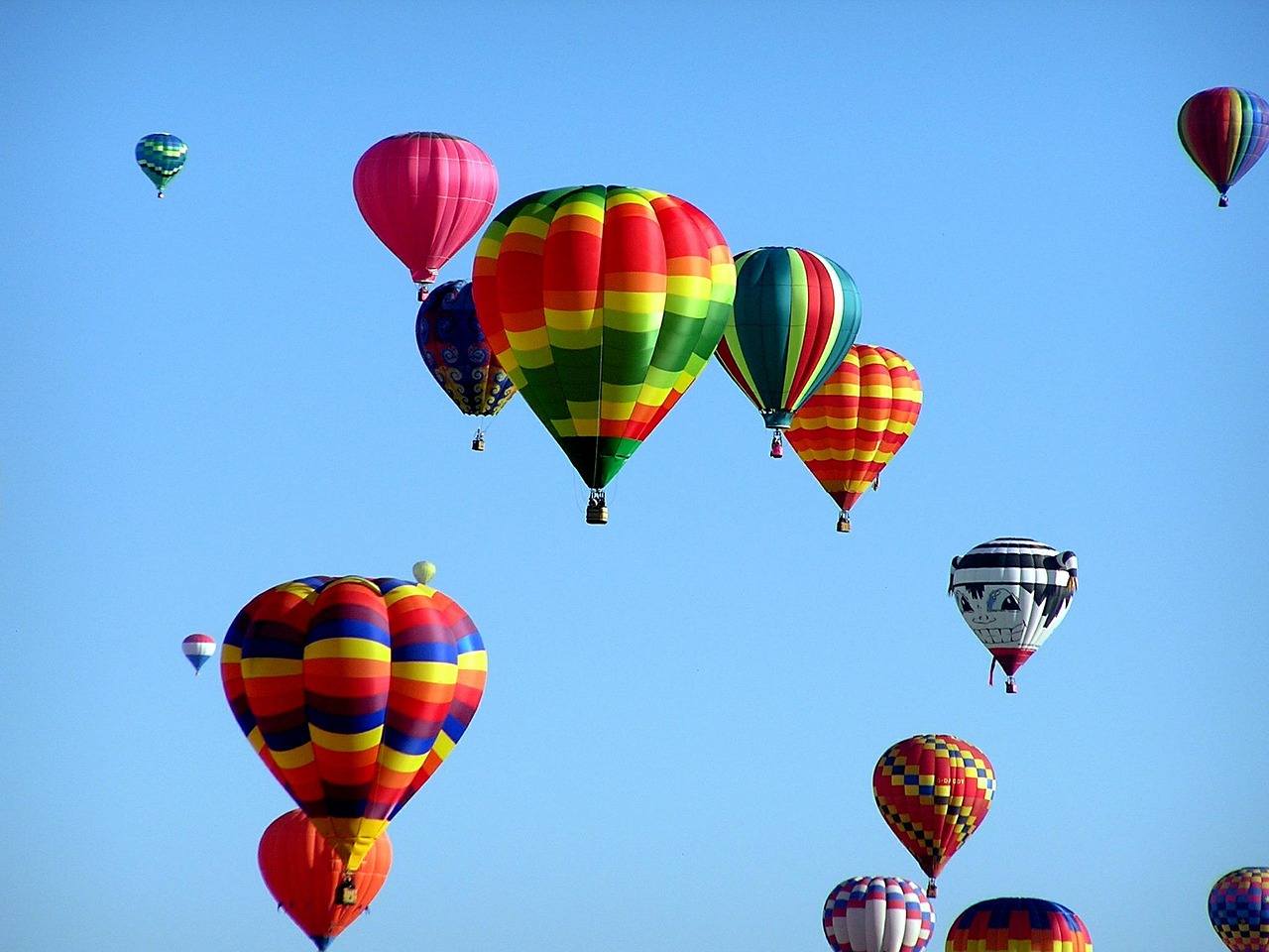 hot air balloons hot-air ballooning event free photo