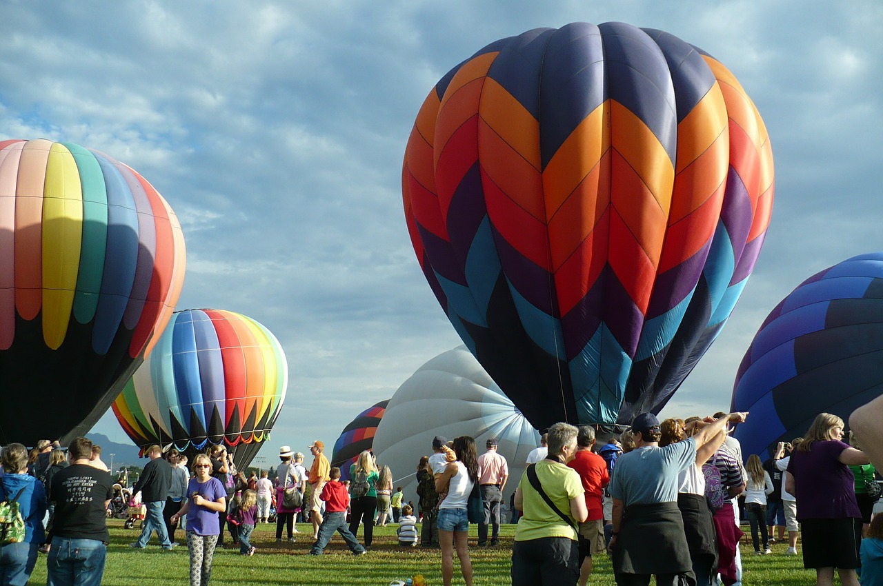 hot air balloons balloon festival free photo