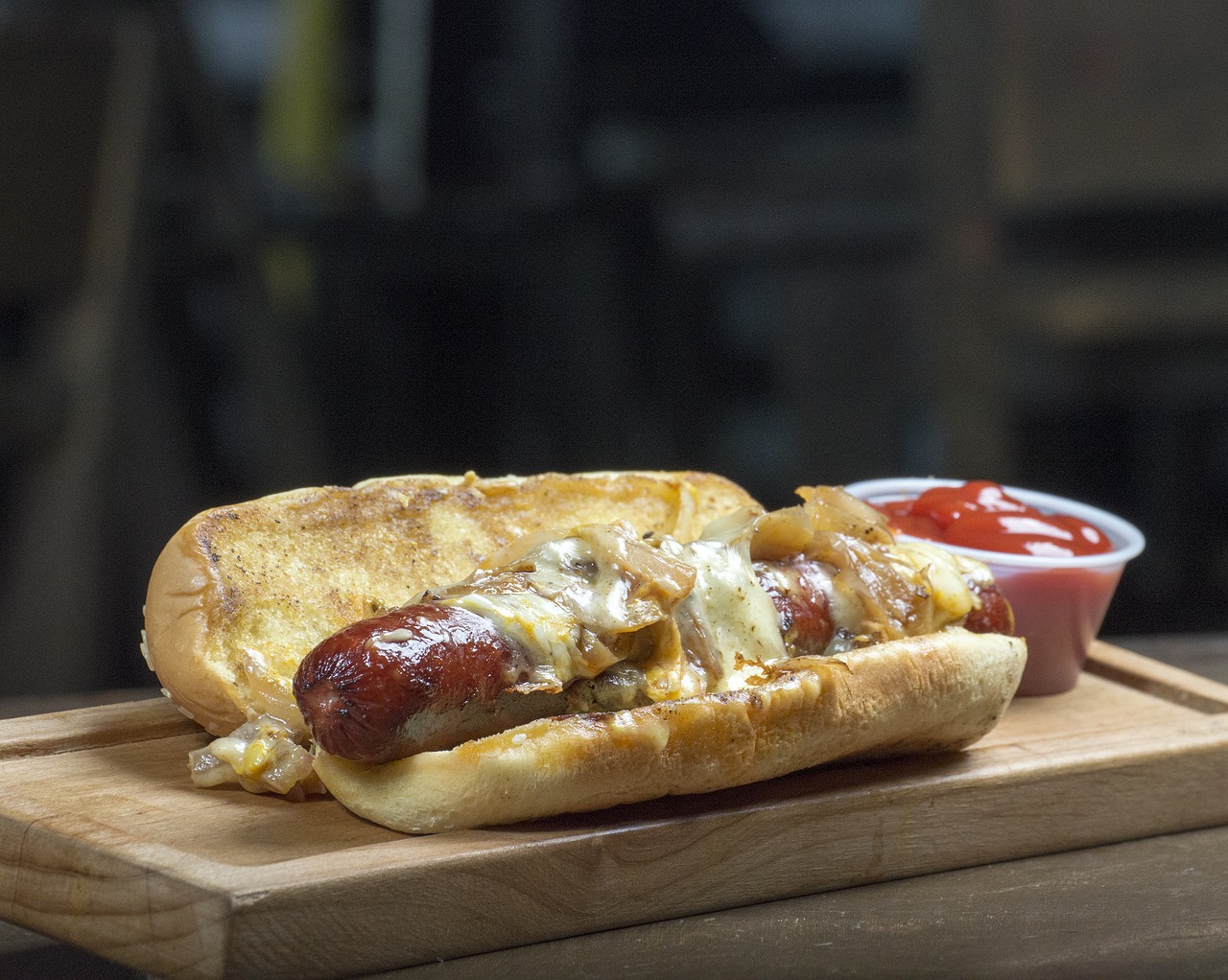 hot dog sandwich fast food free photo