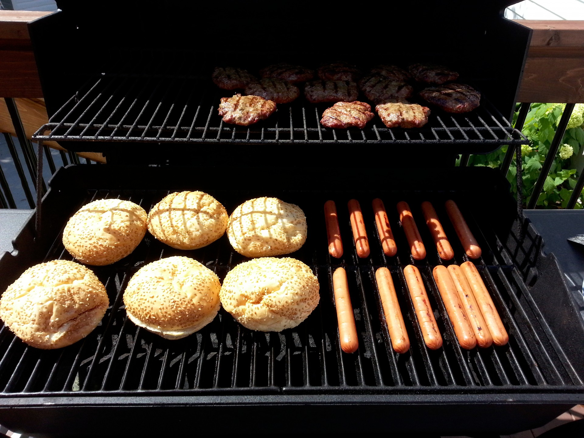 sausages beefburgers bbq free photo
