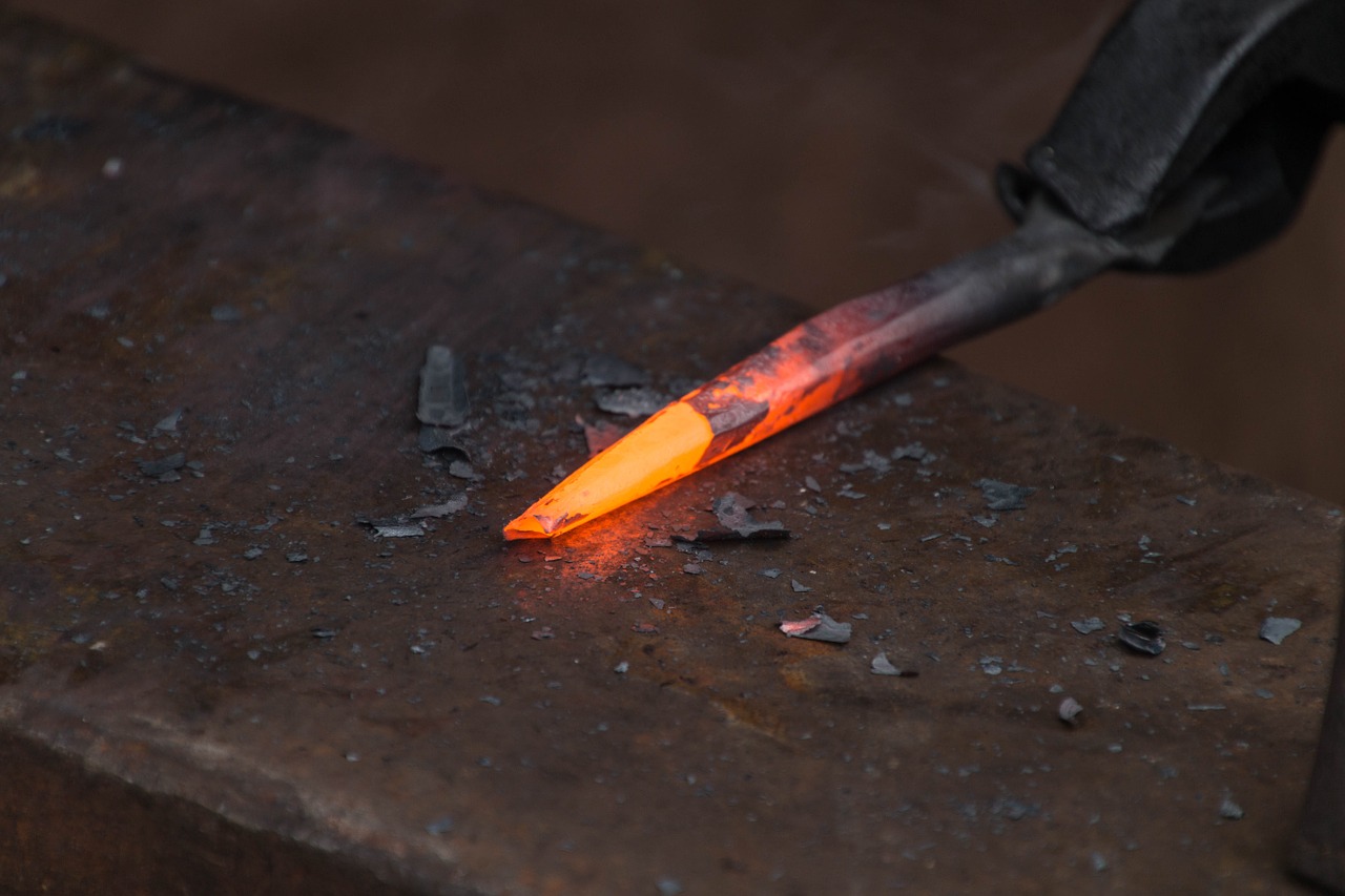 hot iron metal metallurgy free photo