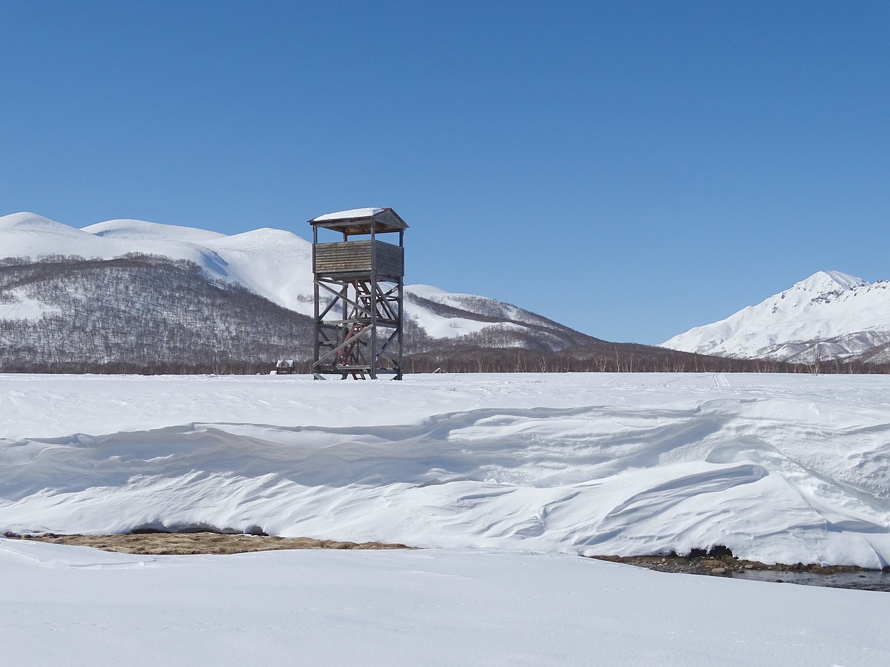 hot springs thermal water tower free photo