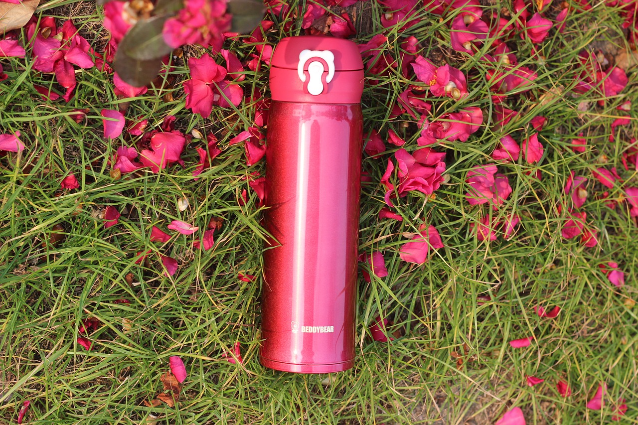 hot water bottle red vacuum flask free photo