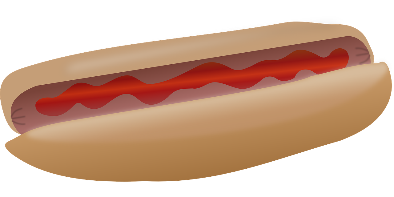 hotdog food ketchup free photo