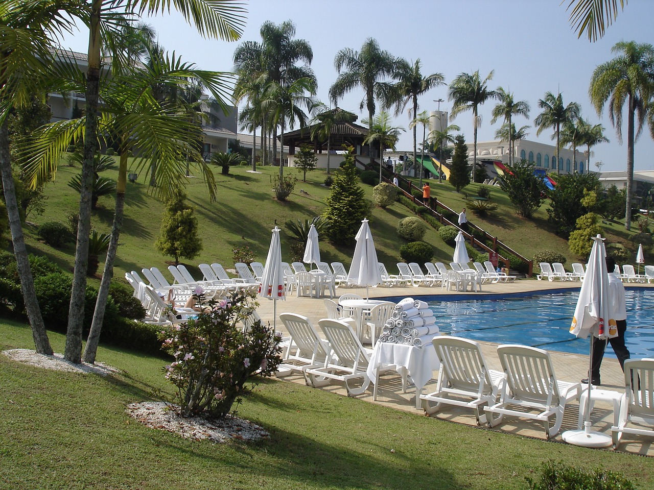 hotel luxury pool free photo