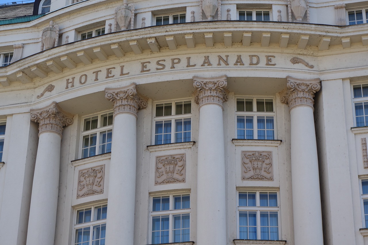 hotel esplanade architecture free photo