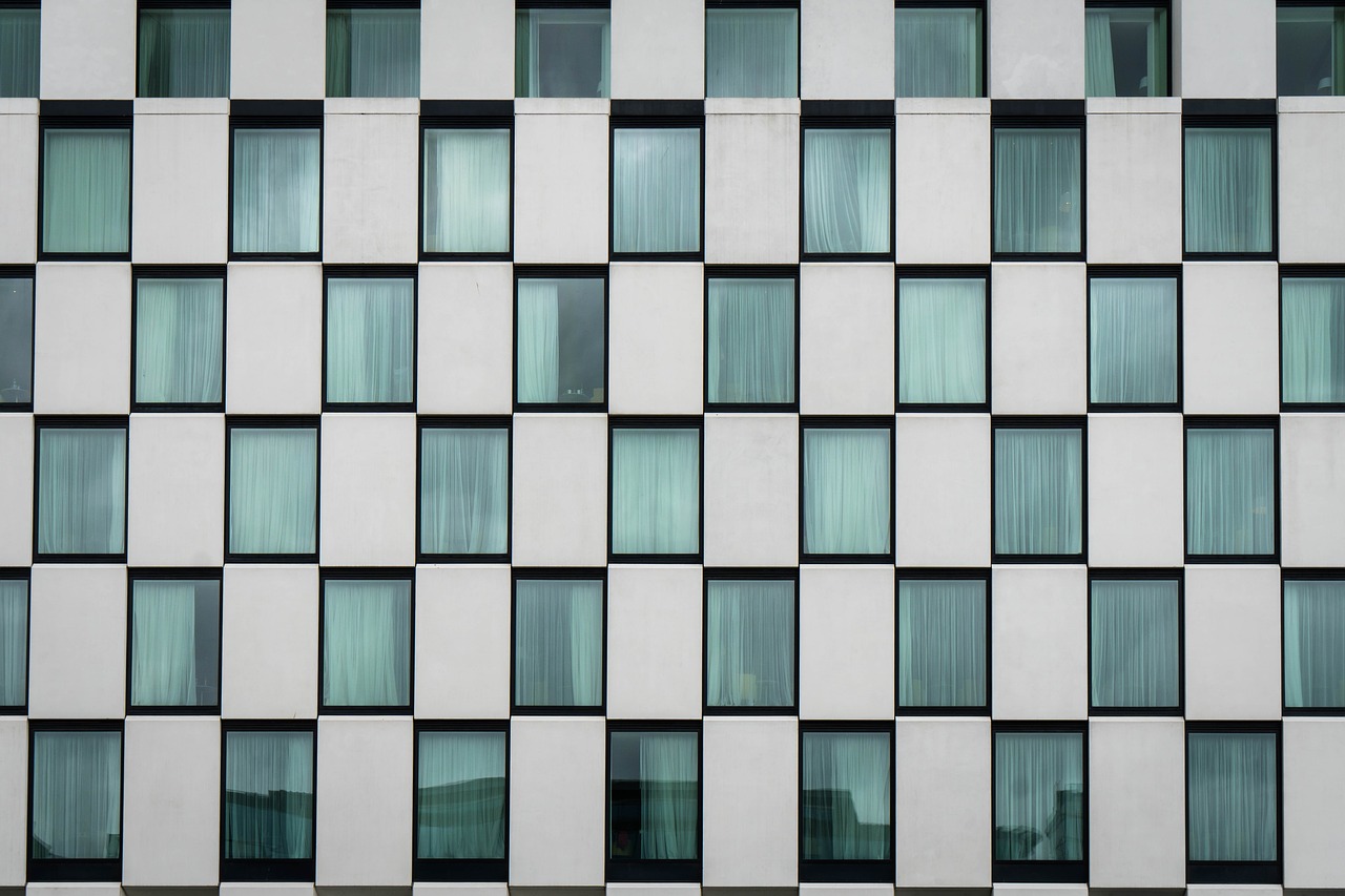 hotel window facade free photo